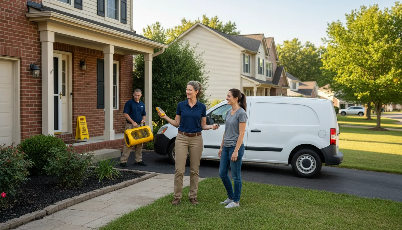 Residential water damage restoration in Sauquoit, NY